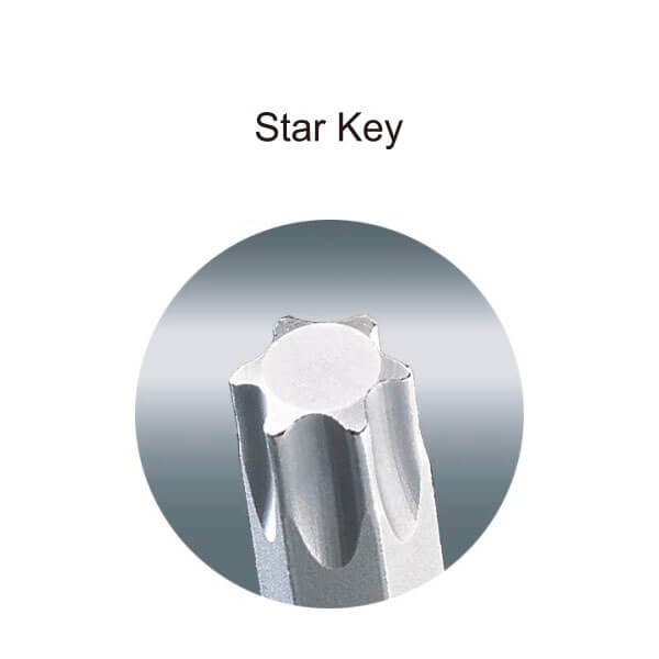 096 Long Arm Star Key Set